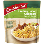 5 PACK of Continental Pasta & Sauce Creamy Bacon Carbonara 85g