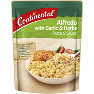5 PACK of Continental Pasta & Sauce Alfredo Garlic & Herb 85g