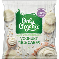 5 PACK of Only Organic Yoghurt Rice Cakes 30g