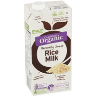 5 PACK of Macro Organic Rice Milk 1l