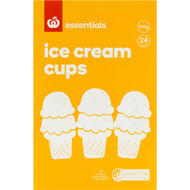 5 PACK of Essentials Ice Cream Cone Cups 24 pack