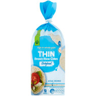 5 PACK of WW Thin Brown Rice Cakes Original 150g
