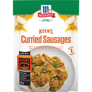 5 PACK of Mccormicks Keens Curried Sausages  40g