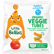5 PACK of Little Bellies Veggie Tubes 12g