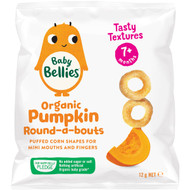 5 PACK of Little Bellies Organic Round-a-bouts Pumpkin 12g