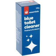 5 PACK of Essentials Blue Toilet Cleaner Block In Cistern 150g