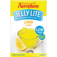 5 PACK of Aeroplane Jelly Lite Twin Lemon 2x9g