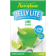5 PACK of Aeroplane Jelly Lite Lime 2x9g