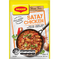 5 PACK of Maggi Satay Chicken Recipe Base 43g