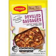 5 PACK of Maggi Devilled Sausages Recipe Base 37g