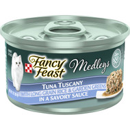 5 PACK of Fancy Feast Medleys Tuna Tuscany In Savory Sauce 85g