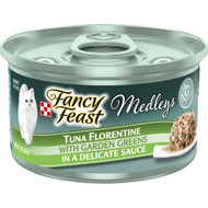 5 PACK of Fancy Feast Medleys Tuna Florentine Delicate Sauce 85g