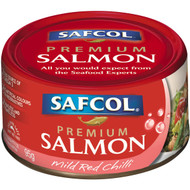 5 PACK of Safcol Salmon Mild Red Chilli 95g