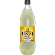 5 PACK of Schweppes Solo Lemon Bottle 1.25l