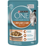5 PACK of Purina One Wet Cat Food Pouch Urinary Care Chicken 70g