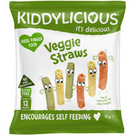 5 PACK of Kiddylicious Veggie Straws 12g