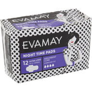 5 PACK of Evamay Pads With Wings Night 12 pack