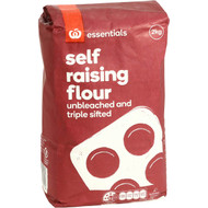 5 PACK of Essentials Self Raising Flour 2KG