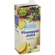 5 PACK of WW No Added Sugar Pineapple Juice 1l