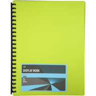 5 PACK of WW Display Book A4 Assorted Colours 20 Pockets