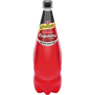 5 PACK of Schweppes Raspberry Zero Sugar 1.1l