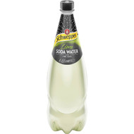 5 PACK of Schweppes Lime Soda Water Lime 1.1l