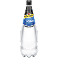 5 PACK of Schweppes Lemonade Zero Sugar 1.1l
