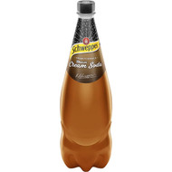 5 PACK of Schweppes Brown Cream Soda 1.1l
