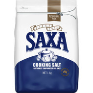 5 PACK of Saxa Cooking Salt  1kg