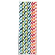 5 PACK of Armada Pattern Paper Straws 20 pack