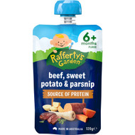 5 PACK of Rafferty's Garden Beef Sweet Potato & Parsnip 8m 120g