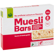 5 PACK of WW Muesli Bars Yoghurt & Strawberry 248g 8pk