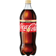 5 PACK of Coca-cola No Sugar Vanilla Soft Drink Bottle 1.25l