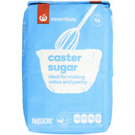 5 PACK of Essentials Caster Sugar 1kg