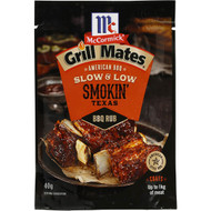 5 PACK of Mccormicks Grill Mates Smokin Texas Bbq Rub 40g
