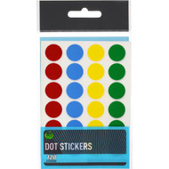 5 PACK of WW Essentials Sticker Colour Dots 120 Pack