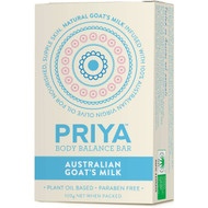 5 PACK of Priya Soap Bar Goats Milk 100g