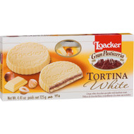 5 PACK of Loacker Wafers White Tortina 125g
