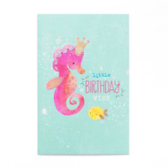 5 PACK of John Sands Juvenile Seahorse Birthday Card