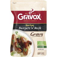 5 PACK of Gravox Gravy Liquid Best Ever Bangers & Mash 165g