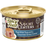 5 PACK of Fancy Feast Savory Centers Pate With Tuna 85g