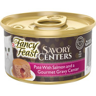 5 PACK of Fancy Feast Savory Centers Pate With Salmon 85g