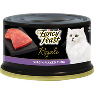 5 PACK of Fancy Feast Adult Cat Food Virgin Flaked Tuna 85g