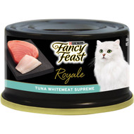 5 PACK of Fancy Feast Adult Cat Food Tuna Whitemeat 85g