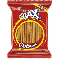 5 PACK of Eti Cracker Crax Pretzel Stick Snack 150g