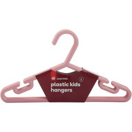 5 PACK of Essentials Plastic Kids Hangers 6 pack