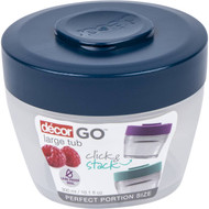 5 PACK of Decor Go Snack Tub Large Round 300ml