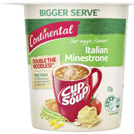 5 PACK of Continental Cup A Soup Italian Minestrone 52g