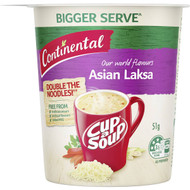 5 PACK of Continental Cup A Soup Asian Laksa 51g