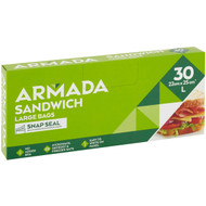 5 PACK of Armada Resealable Sandwich Bag 30 pack